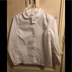Crew Cuts white blouse